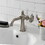 Kingston Brass KS3548RX Belknap Single-Handle Bathroom Faucet with Push Pop-Up, Brushed Nickel