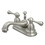 Kingston Brass KS3608BL 4 in. Centerset Bathroom Faucet, Brushed Nickel