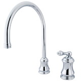 Kingston Brass Single-Handle Kitchen Faucet, Polished Chrome KS3811ALLS