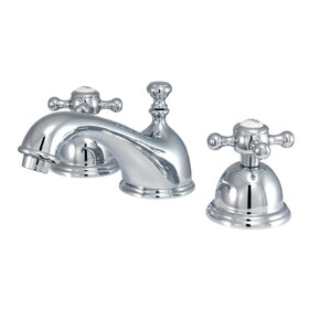 Kingston Brass 8 in. Widespread Bathroom Faucet, Polished Chrome KS3961BX