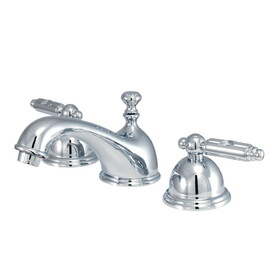 Kingston Brass 8 in. Widespread Bathroom Faucet, Polished Chrome KS3961GL