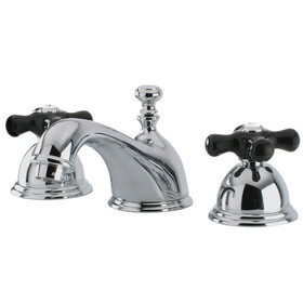 Kingston Brass Duchess Widespread Bathroom Faucet with Brass Pop-Up, Polished Chrome KS3961PKX