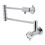 Kingston Brass KS4101RKZ Wendell Two-Handle Wall Mount Pot Filler, Polished Chrome