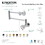 Kingston Brass KS4101RX Belknap Wall Mount Pot Filler Faucet, Polished Chrome