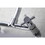 Kingston Brass KS423C Concord Two-Handle Wall-Mount Kitchen Faucet, Polished Chrome