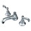 Kingston Brass KS4461FL 8 in. Widespread Bathroom Faucet, Polished Chrome