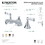 Kingston Brass KS4471FL 8 in. Widespread Bathroom Faucet, Polished Chrome