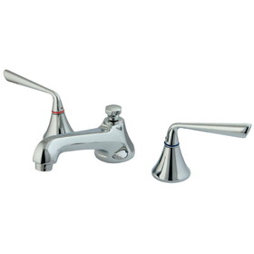 Kingston Brass 8 in. Widespread Bathroom Faucet, Polished Chrome KS4471ZL