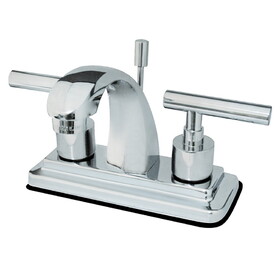 Kingston Brass 4 in. Centerset Bathroom Faucet, Polished Chrome KS4641CML