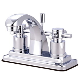 Kingston Brass 4 in. Centerset Bathroom Faucet, Polished Chrome KS4641DX