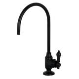 Kingston Brass Heirloom Single-Handle Water Filtration Faucet, Matte Black