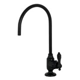 Kingston Brass Tudor Single-Handle Water Filtration Faucet, Matte Black