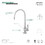 Kingston Brass KS5191NML Magellan Single-Handle Water Filtration Faucet, Polished Chrome