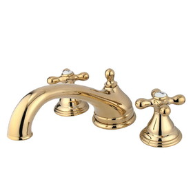 Kingston Brass Vintage Roman Tub Faucet, Polished Brass