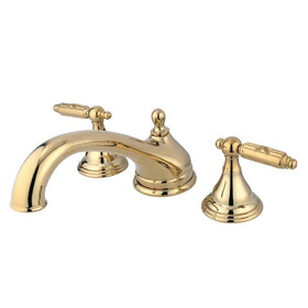 Kingston Brass Georgian Roman Tub Faucet, Polished Brass