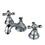 Kingston Brass KS5561AX 8 in. Widespread Bathroom Faucet, Polished Chrome