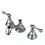 Kingston Brass KS5561BL 8 in. Widespread Bathroom Faucet, Polished Chrome