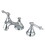 Kingston Brass KS5561TL 8 in. Widespread Bathroom Faucet, Polished Chrome