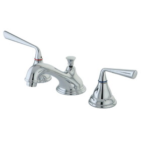 Kingston Brass 8 in. Widespread Bathroom Faucet, Polished Chrome KS5561ZL