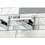 Kingston Brass KS6041ML Milano Wall Mount Tub Faucet, Polished Chrome