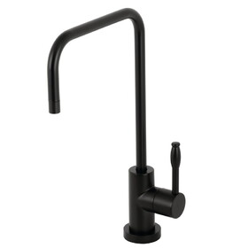 Kingston Brass Nustudio Single-Handle Cold Water Filtration Faucet, Matte Black KS6190NKL