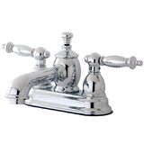Kingston Brass Templeton 4 in. Centerset Bathroom Faucet, Polished Chrome KS7001TL