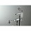 Kingston Brass KS7011RL Royale Freestanding Tub Faucet with Hand Shower, Polished Chrome