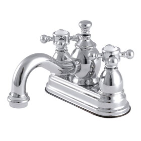 Kingston Brass 4 in. Centerset Bathroom Faucet, Polished Chrome KS7101BX