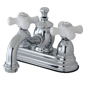 Kingston Brass 4 in. Centerset Bathroom Faucet, Polished Chrome KS7101PX