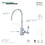 Kingston Brass KS7191CFL Century Single Handle Water Filtration Faucet, Polished Chrome