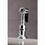 Kingston Brass KS7271AXBS English Country 8" Bridge Kitchen Faucet with Sprayer, Polished Chrome