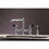 Kingston Brass KS7271PKLBS Duchess Bridge Kitchen Faucet with Brass Sprayer, Polished Chrome
