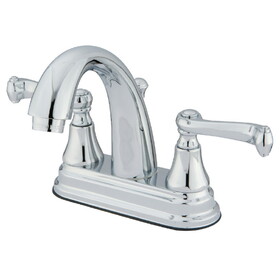 Kingston Brass 4 in. Centerset Bathroom Faucet, Polished Chrome KS7611FL