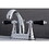 Kingston Brass KS7611PKL 4 in. Centerset Bathroom Faucet, Polished Chrome