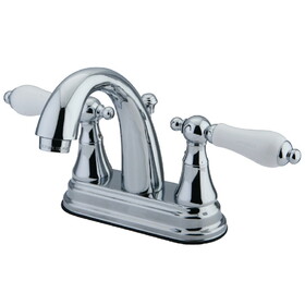 Kingston Brass 4 in. Centerset Bathroom Faucet, Polished Chrome KS7611PL