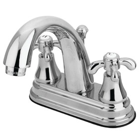 Kingston Brass 4 in. Centerset Bathroom Faucet, Polished Chrome KS7611TX