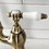 Kingston Brass KS7753BPLBS Bel-Air Bridge Kitchen Faucet with Brass Sprayer, Antique Brass