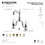 Kingston Brass KS7971PX English Country Bridge Bathroom Faucet with Brass Pop-Up, Polished Chrome