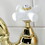 Kingston Brass KS7972PX English Country Bridge Bathroom Faucet with Brass Pop-Up, Polished Brass
