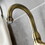 Kingston Brass KS7993TAL Tudor Bridge Bathroom Faucet with Brass Pop-Up, Antique Brass
