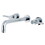 Kingston Brass KS8021DL Concord Two-Handle Wall Mount Tub Faucet, Polished Chrome