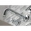 Kingston Brass KS8121CML Manhattan 2-Handle 8 in. Wall Mount Bathroom Faucet, Polished Chrome