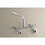 Kingston Brass Concord 8-Inch Adjustable Center Wall Mount Kitchen Faucet, Polished Chrome