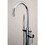 Kingston Brass KS8151DL Concord Freestanding Tub Faucet with Hand Shower, Polished Chrome