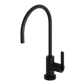 Kingston Brass Continental Single-Handle Water Filtration Faucet, Matte Black