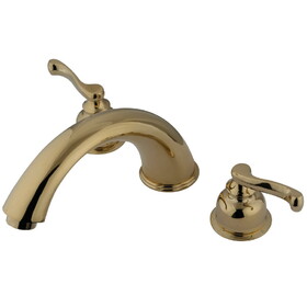 Kingston Brass Royale Roman Tub Faucet, Polished Brass
