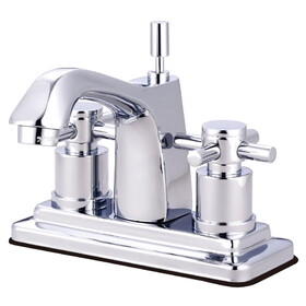 Kingston Brass 4 in. Centerset Bathroom Faucet, Polished Chrome KS8641DX