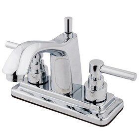 Kingston Brass 4 in. Centerset Bathroom Faucet, Polished Chrome KS8641EL