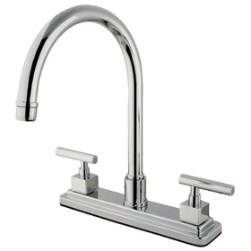 Kingston Brass Claremont Centerset Kitchen Faucet, Polished Chrome KS8791CQLLS
