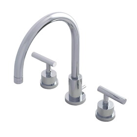 Kingston Brass 8 in. Widespread Bathroom Faucet, Polished Chrome KS8921CML